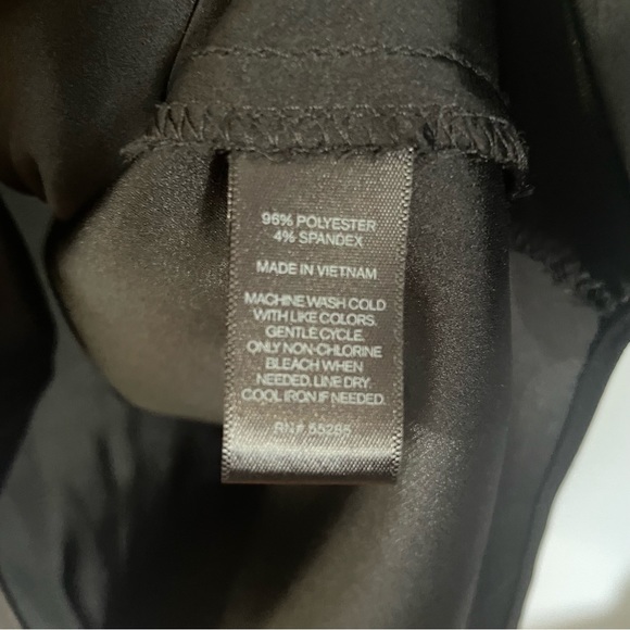 Express Women's Small S Black Cold Shoulder Blouse Short Sleeve Shirt - Picture 3 of 5